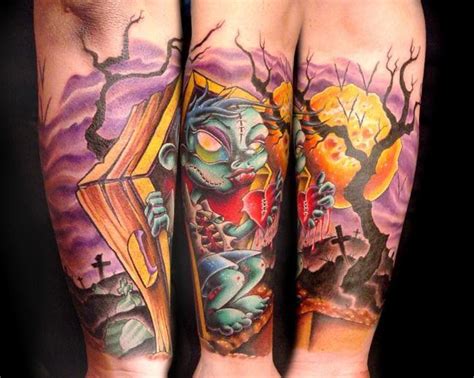 44 best Cartoon Zombie Arm Tattoo images on Pinterest | Arm band tattoo ...