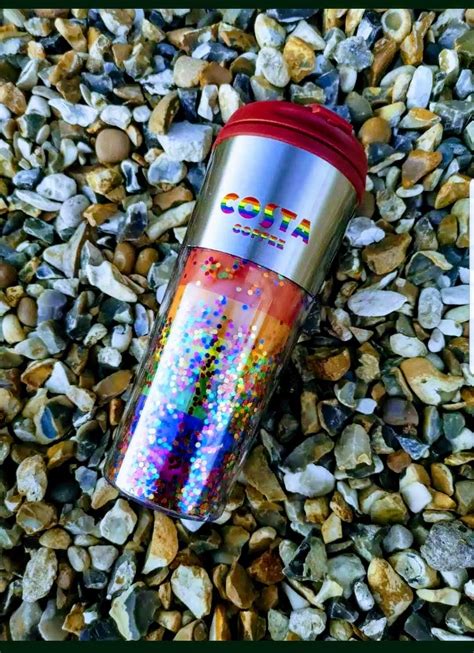 COSTA COFFEE Reusable Rainbow Pride Travel Cup 2020"LIMITED EDITION 450ml/16oz: Amazon.co.uk ...