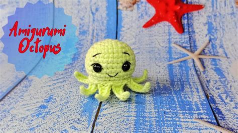 How to Crochet Baby Octopus. Amigurumi Keychain Tutorial. - YouTube