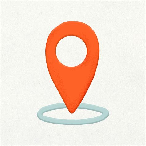 Location pin sticker, travel, lifestyle | PSD - rawpixel