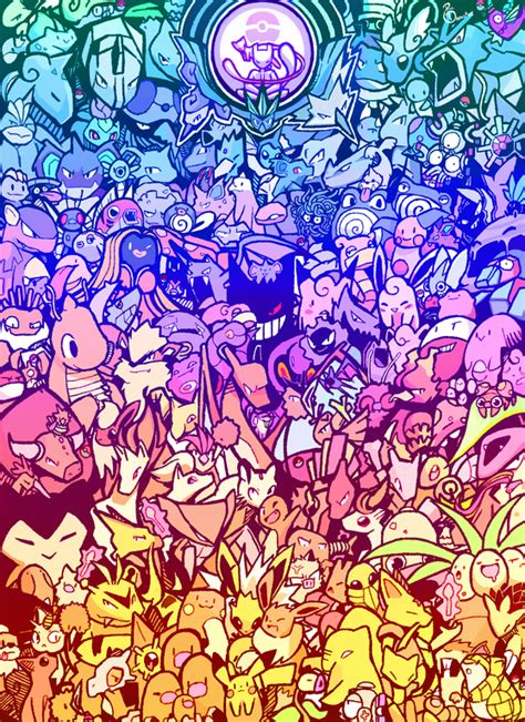 "Hello there! Welcome to the world of Pokémon!" Its the first 151 Pokemon! Drawing by Me! [OC ...