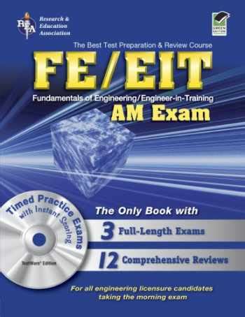 Sell, Buy or Rent FE - EIT: AM (Engineer in Training Exam) w/CD-ROM... 9780738603322 0738603325 ...