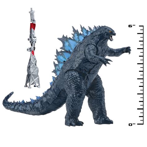 Godzilla vs. Kong 6" Godzilla w/ Radio Tower Figure - Walmart.com