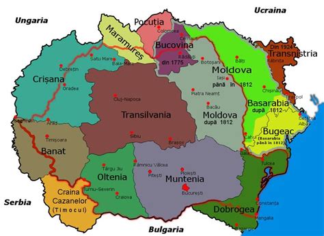 Romanian Regions | History of romania, Romania map, Historical maps