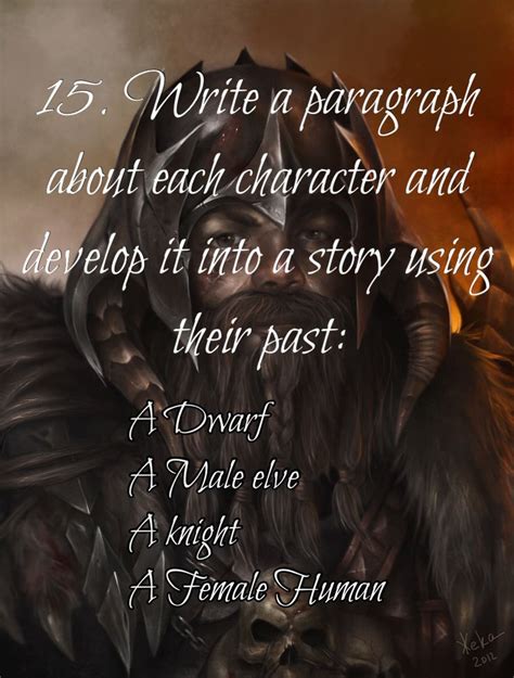 fantasy visual writing prompts