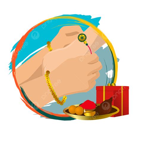 Raksha Bandhan Vector Art PNG, Sister Binding Rakhi To Brother S Hand Raksha Bandhan, Sister ...