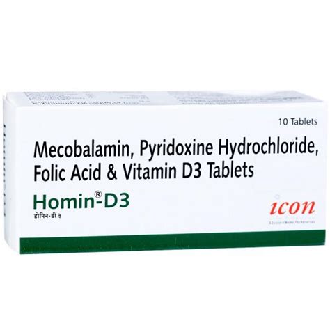 Buy Homin D3 10 Tablets Online at Best price in India | Flipkart Health+