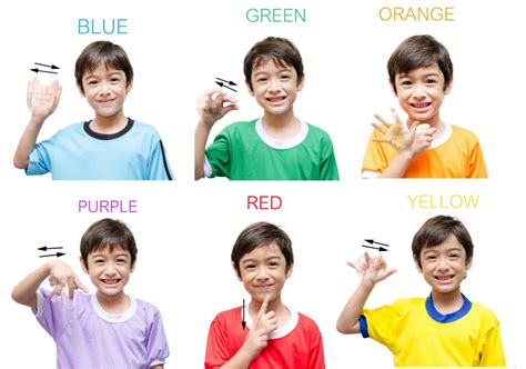 Sign Language Color Group - Creative Corner Child Care