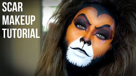 Lion King's Scar Makeup Tutorial - YouTube