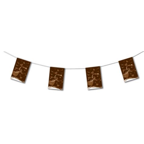 Brown Wedding Bunting