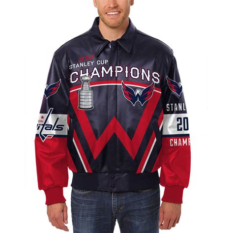 Washington Capitals JH Design 2018 Stanley Cup Champions All-Leather ...