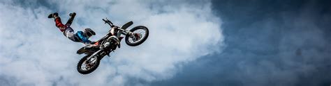Man With Off Road Motorcycle Doing Tricks · Free Stock Photo