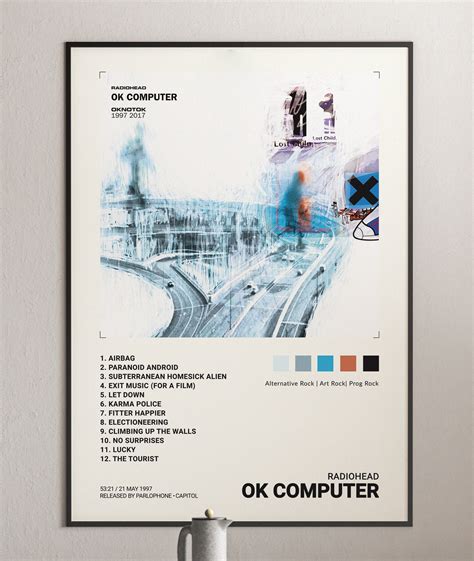 Radiohead - OK Computer Album Cover Poster | Architeg Prints