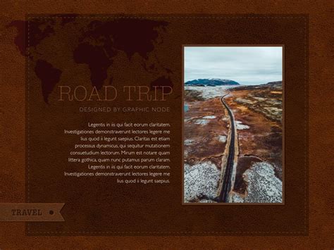 Road Trip Powerpoint Presentation Template par Graphic Node sur PoweredTemplate. Modele ...