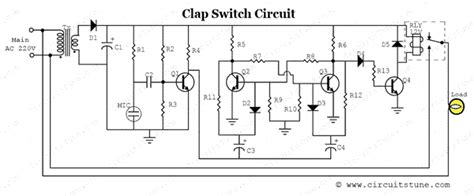 Clap Switch Circuit Project ~ Line Circuit Blog