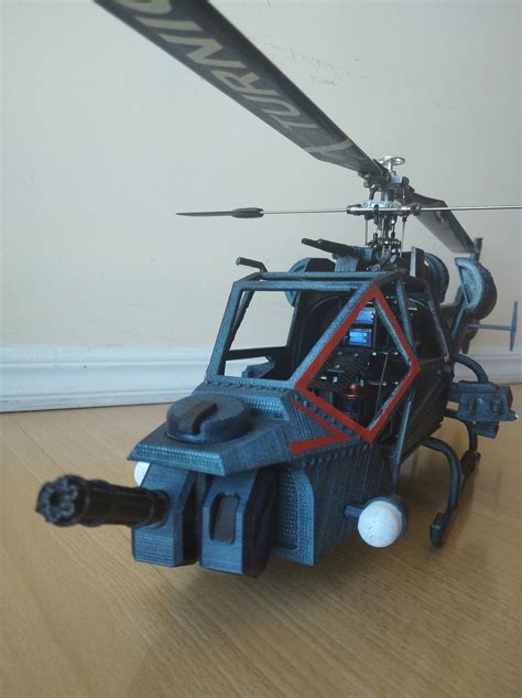 Blue Thunder RC helicopter 450 size 3D print model