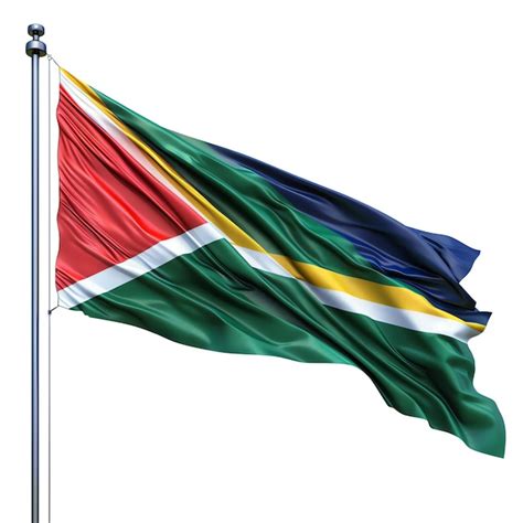 Premium Photo | South Africa Rainbow Nation flag illustration