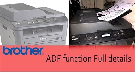 How to use ADF Function in Brother DCP L2541DW printer ? Full ADF ...