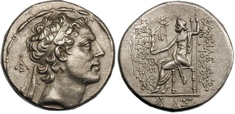 Antiochus IV Epiphanes (175-164 BCE). AR Tetradrachm, Akko-Ptolemais, ca. 168-164 BCE (Mørkholm 14)