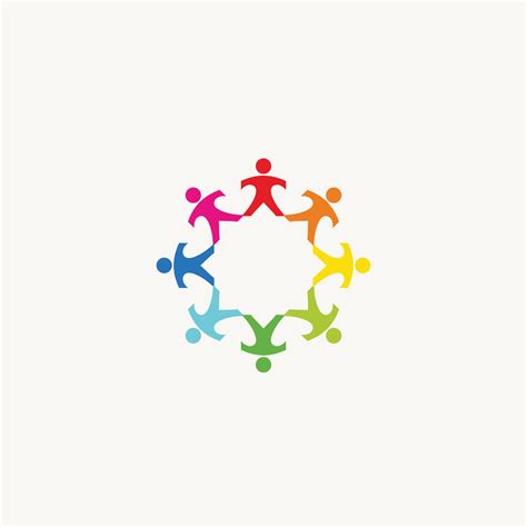 People team unity circle logo design symbol icon vector 20615446 Vector ...