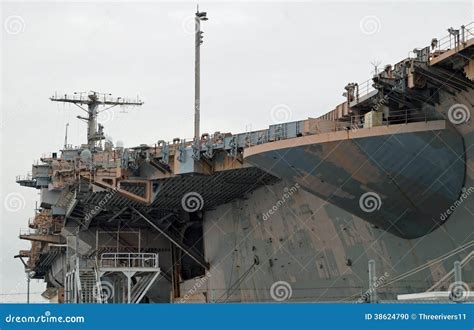 Decommissioned Aircraft Carrier Editorial Photo | CartoonDealer.com ...