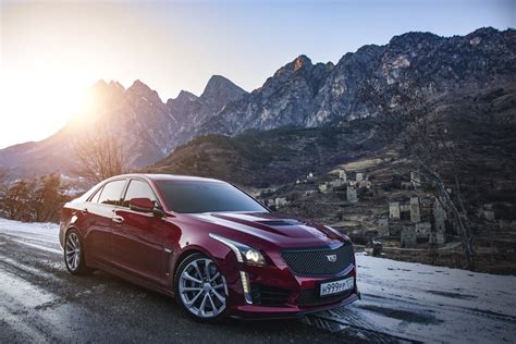 Download Car Cadillac Vehicle Cadillac CTS-V 4k Ultra HD Wallpaper