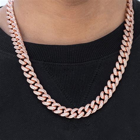 Miami Cuban Link Chain (12mm) in Rose Gold – DRMD JEWELRY