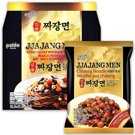 Paldo Jjajang men Chajang Noodles - 4 pk | Paldo Jjajangmen – PantryWay