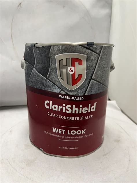 H&C 50.100204-16 Clarishield water-based Concrete Sealer CLEAR gallon Dented can | eBay