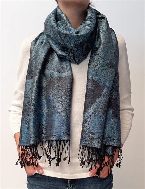 Pashmina Scarf Blue – M.C. Escher – The Official Website