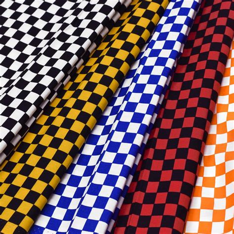 Classic Checkered Print Fabric 100% Cotton 58/60" Wide Sold BTY