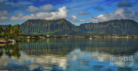 Kaneohe Bay Oahu Hawaii Photograph by Mitch Shindelbower - Pixels