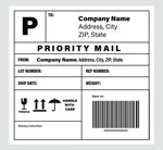 Custom-Printed Shipping Labels | RushCustomBoxes
