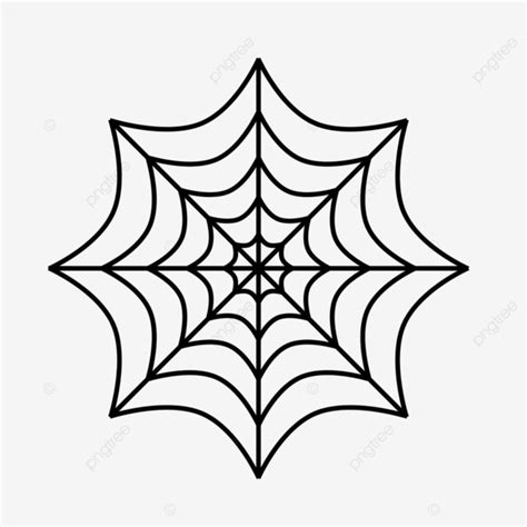 Vector Illustration Of A Spider Cobweb Silhouette Against A White Background Vector, Cartoon ...