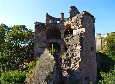 Free Images : architecture, chateau, village, broken, castle, facade, heidelberg, decay ...