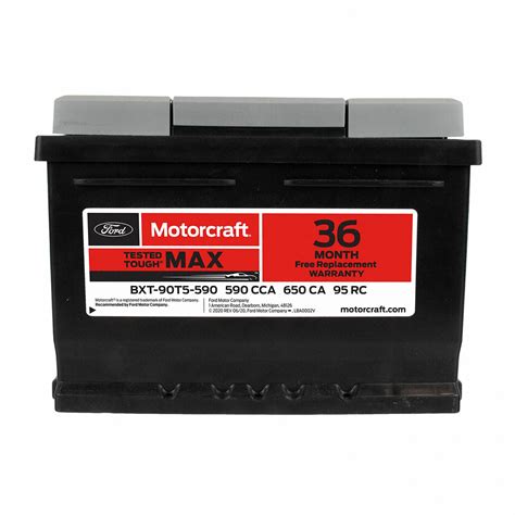 Ford Motorcraft Max Battery Warranty | Webmotor.org