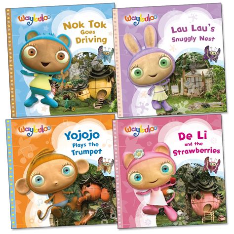 Waybuloo Story Pack: De Li And The Strawberries Lau Lau's Snuggly Nest Yojojo Plays The Trumpet ...