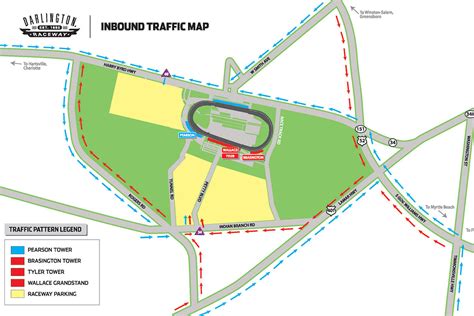 Maps & Parking - Darlington Raceway