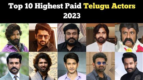 The Rich List: Top 10 Highest Paid Telugu Actors in 2023 [UPDATED]