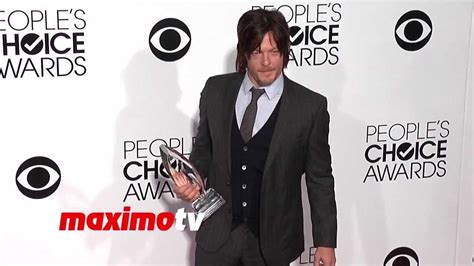 Norman Reedus WINS People's Choice Awards 2014 - Red Carpet Arrivals ...