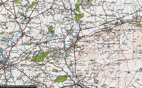 Historic Ordnance Survey Map of Westbury, 1919