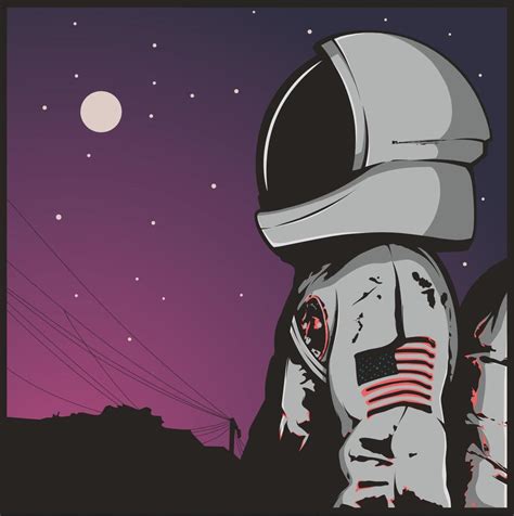 Astronaut Illustration Vector Image 12676676 Vector Art at Vecteezy