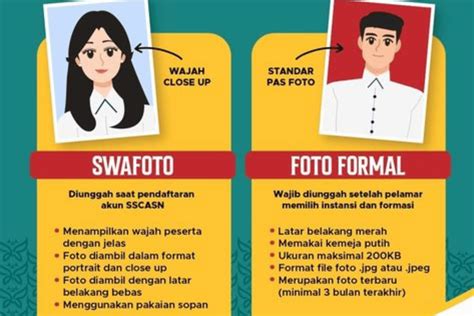 Contoh Swafoto CPNS 2023 yang Benar – Nguliah.com