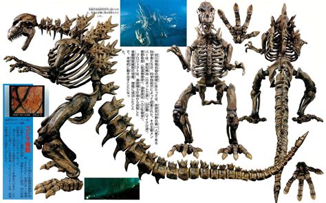 Godzilla's skeleton in detail : r/GODZILLA