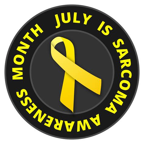 Clipart - July is Sarcoma Awareness Month