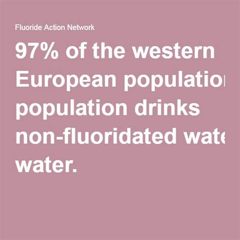 Statements from European Health, Water, & Environment Authorities on Water Fluoridation ...