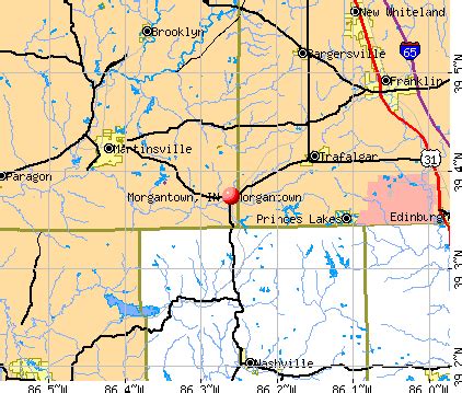 Morgantown, Indiana (IN 46160) profile: population, maps, real estate, averages, homes ...