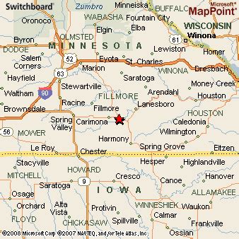 Preston, Minnesota Area Map & More