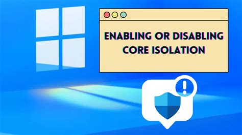 Enable or Disable Core isolation's Memory integrity on Win 11