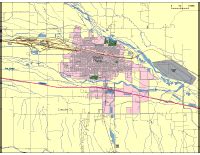 North Platte Digital Vector Maps - Download Editable Illustrator & PDF Vector Map of North Platte